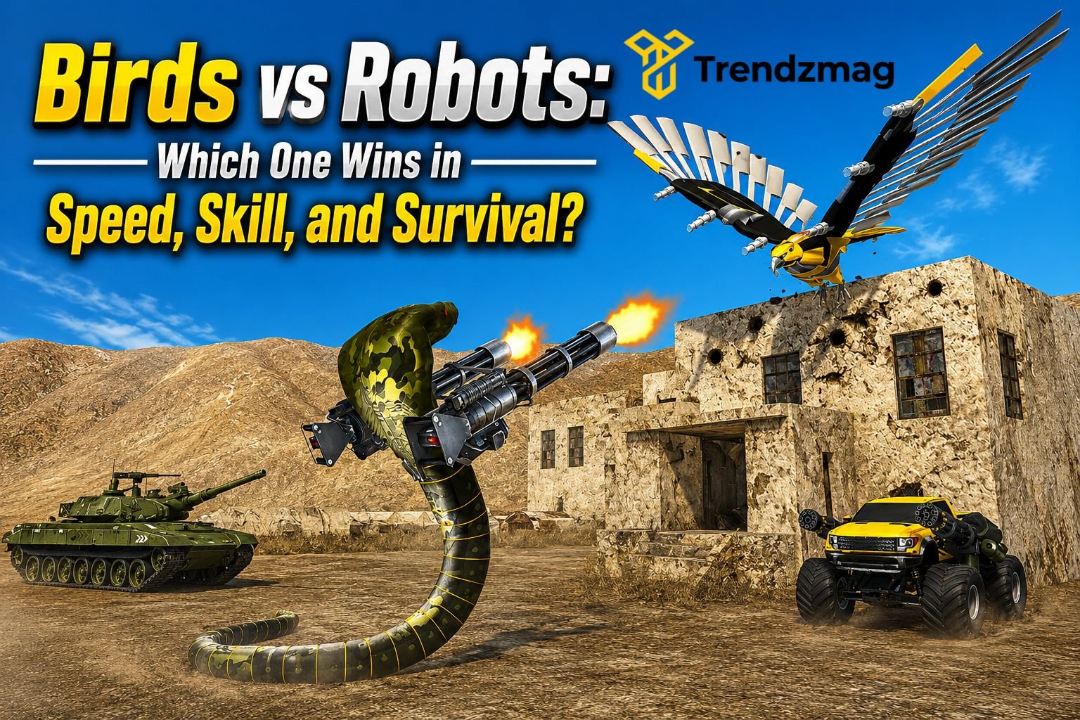 Birds vs Robots: Which One Wins in Speed, Skill, and Survival?